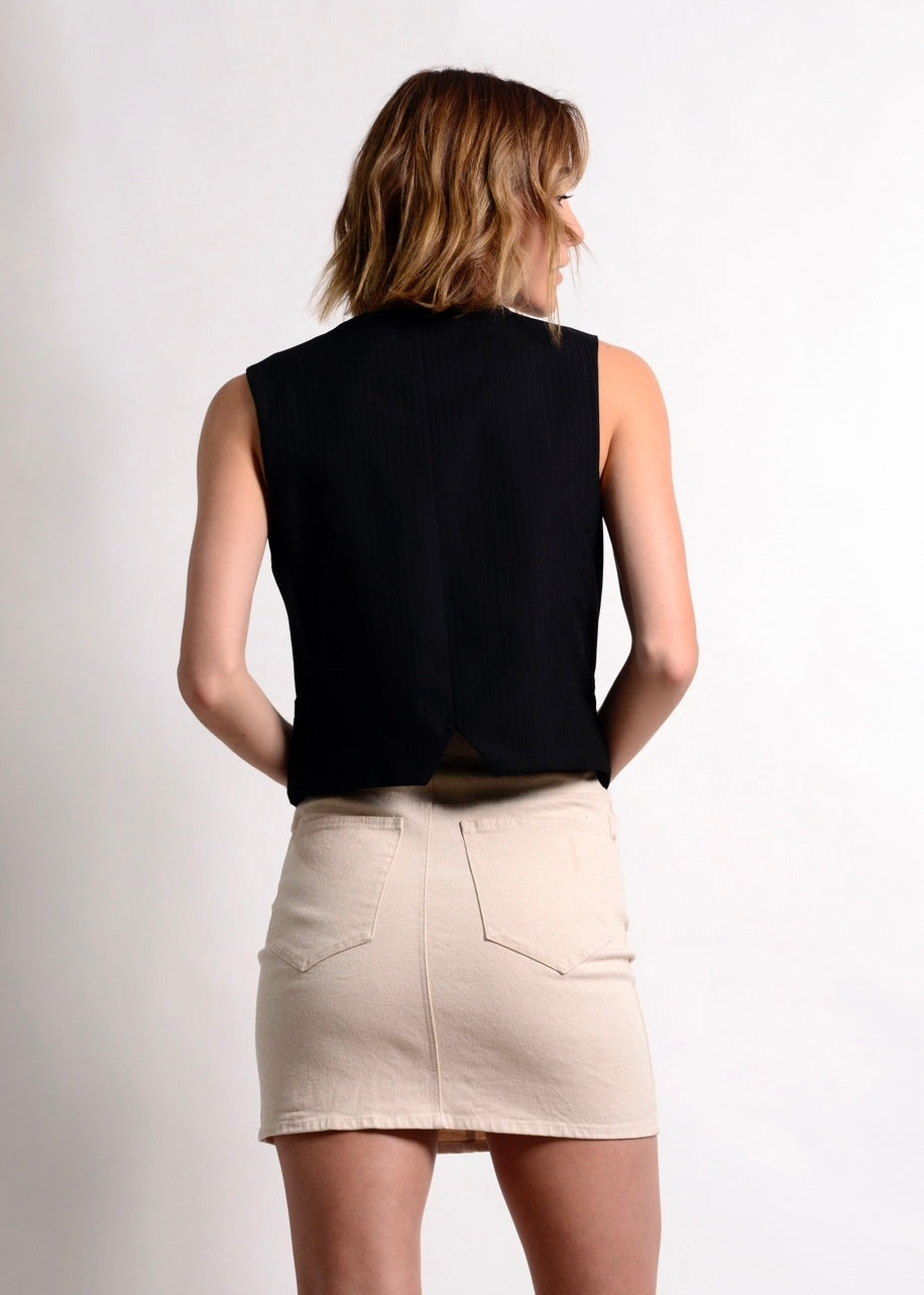 Falda Beige