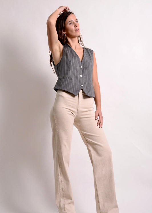 Gillet Cachemir Gris
