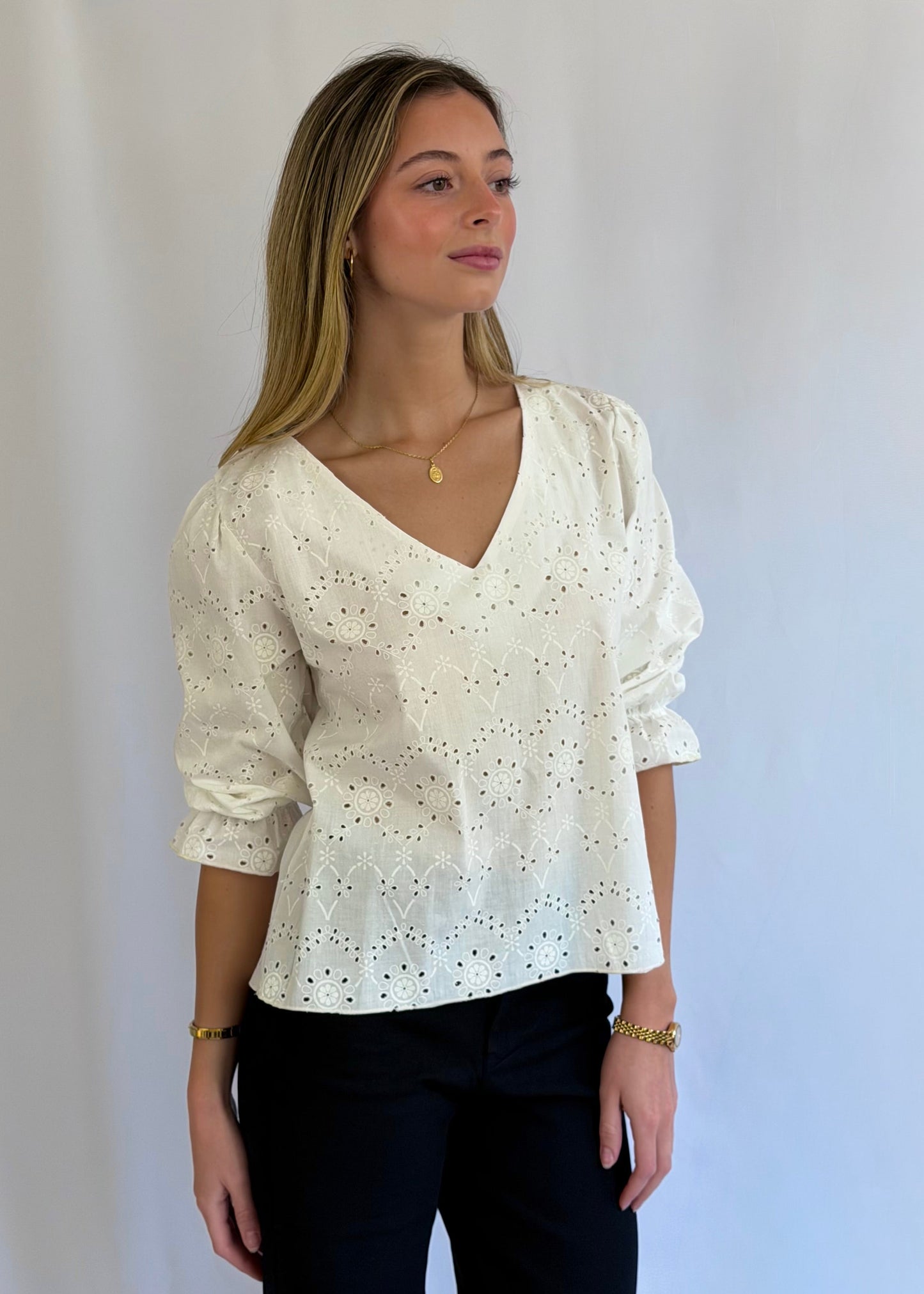 Blusa Romina Broderie