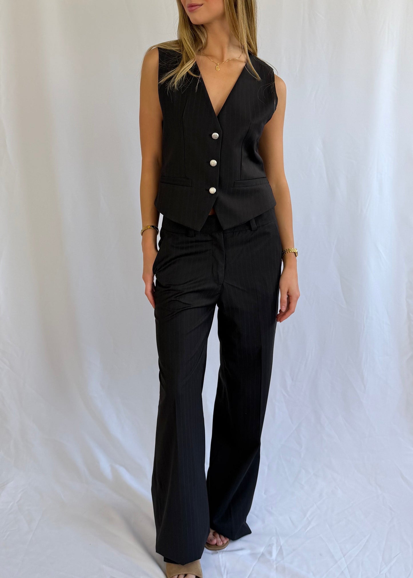 Pantalón Sastrero Negro