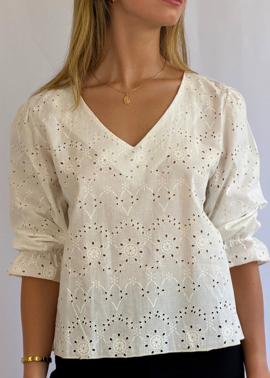 Blusa Romina Broderie