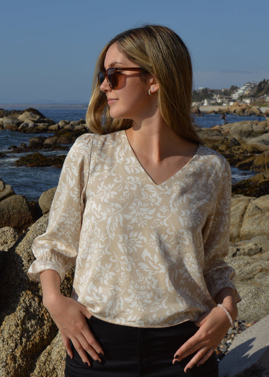 Blusa Romina Biege